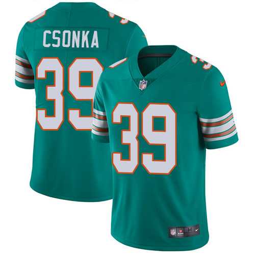 Nike Miami Dolphins #39 Larry Csonka Aqua Green Alternate NFL Vapor Untouchable Limited Jersey,We sell and wholesale Nike Miami Dolphins #39 Larry Csonka Aqua Green Alternate NFL Vapor Untouchable Limited Jersey on line form chian!